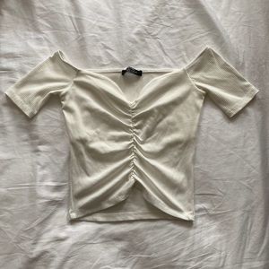 Off Shoulder Sweetheart Neckline Top